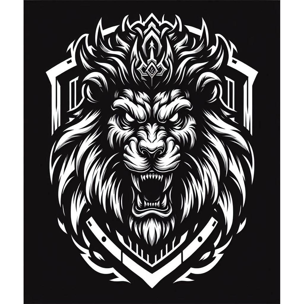 Gorilla emblem illustration by Jeremiah